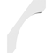Ekena Millwork 5 1/2-in. W x 22-in. D x 30-in. H Legacy Architectural Grade PVC Knee Brace BRCP055X22X30LEC - alternate 5